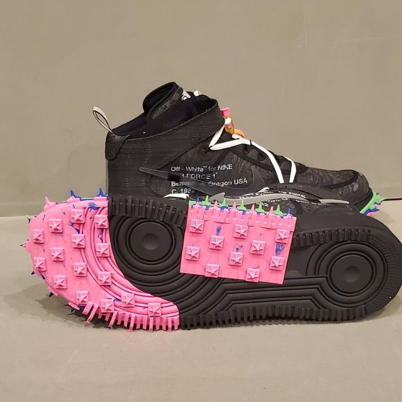 Size 15 - Nike Air Force 1 x Off-White Black 2022 DO6290-001 Original Box DS main image 12